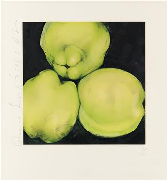 DONALD SULTAN Two color screenprints.